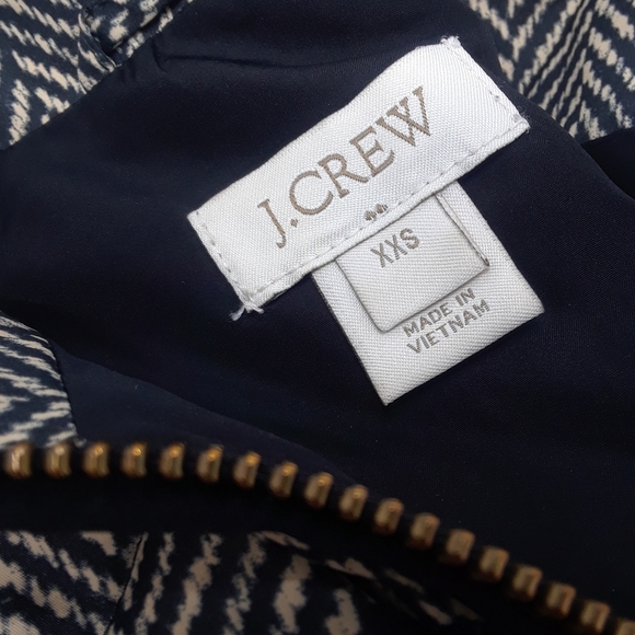 J. Crew Puffer vest herringbone xxs - Picture 4 of 5
